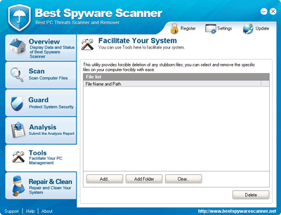 Best Spyware Scanner File Deletion
