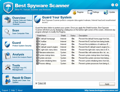 Best Spyware Scanner Real-time Guard on